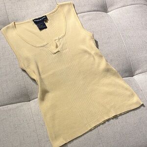Vintage Ribbed Cotton Tank